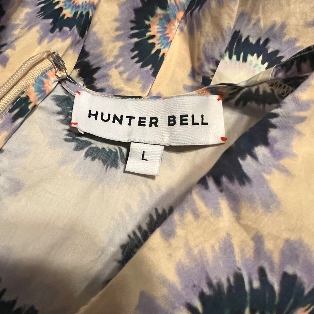 Hunter Bell Palmer Dress London Rain Maxi Size Large - Picture 8 of 9